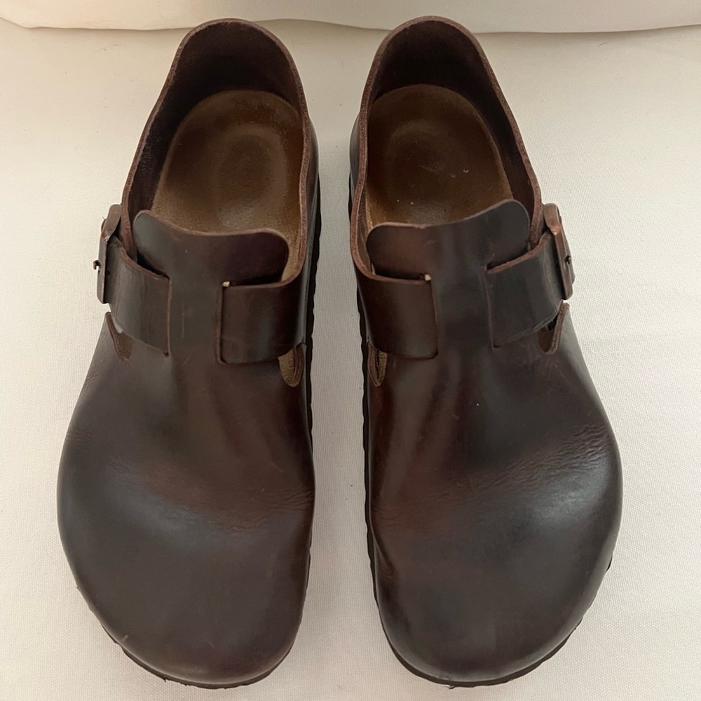 Birkenstock London Brown Oiled Leather EU Size 41
